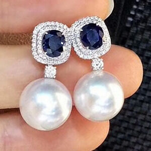 - Silver Plated Dangle Earring for Women Bride Crystal Rhinestone CZ, HA4524